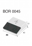 Dziób do przyspawania BOR 0045 (40x45x12 mm) Agricarb