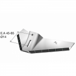 Redlica skrzydełkowa Quivogne z węglikem wolframu ADQ 5014 Agricarb